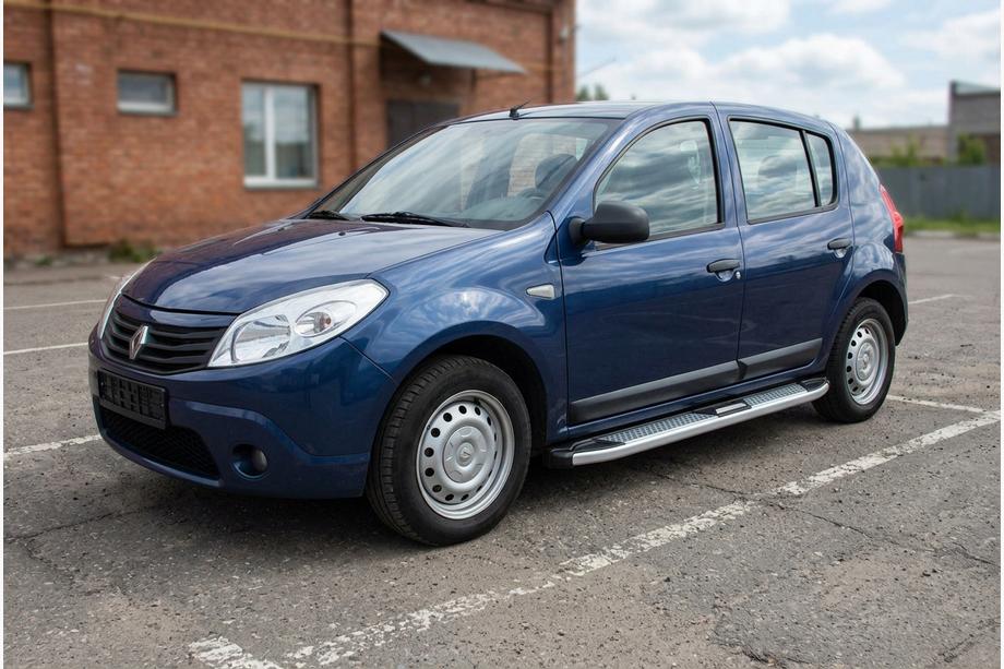 Dacia Sandero 2007-2013 Progi Boczne Mevsim Grey (2 szt., Aluminium) Image
