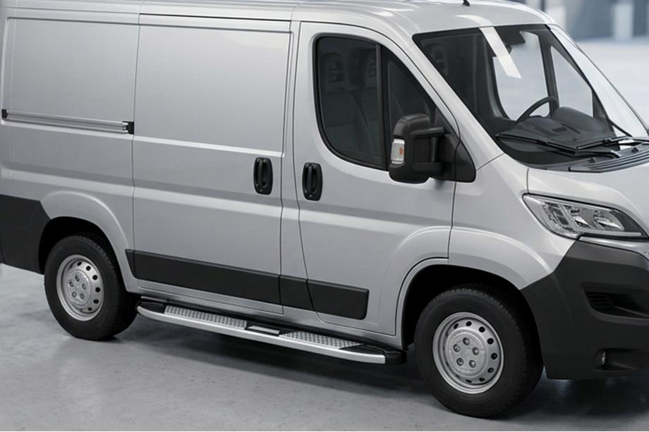 Fiat Ducato 2006-2025 Progi Boczne Mevsim Grey (2 szt., Aluminium) Image