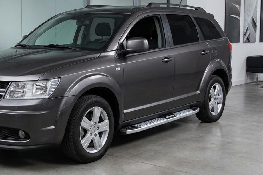 Fiat Freemont 2011-2016 Progi Boczne Mevsim Grey (2 szt., Aluminium) Image