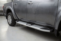 Fiat Fullback 2016- Progi Boczne Mevsim Grey (2 szt., Aluminium) zdjęcia 1