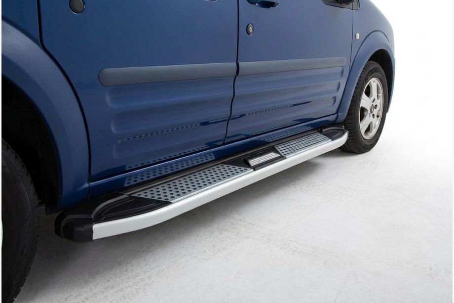 Ford Connect 2002–2006 Progi Boczne Mevsim Grey (2 szt., Aluminium) Maxi Baza Image