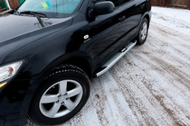 Hyundai Santa Fe 2 2006-2012 Progi Boczne Mevsim Grey (2 szt., Aluminium) zdjęcia 1