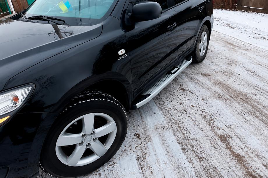 Hyundai Santa Fe 2 2006-2012 Progi Boczne Mevsim Grey (2 szt., Aluminium) Image
