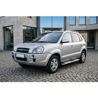 Progi Boczne Mevsim Grey (2 szt., Aluminium) Hyundai Tucson JM 2004- zdjęcia 1