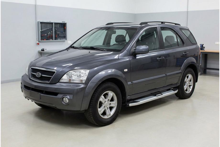 Kia Sorento I BL 2002-2009 Progi Boczne Mevsim Grey (2 szt., Aluminium) Image