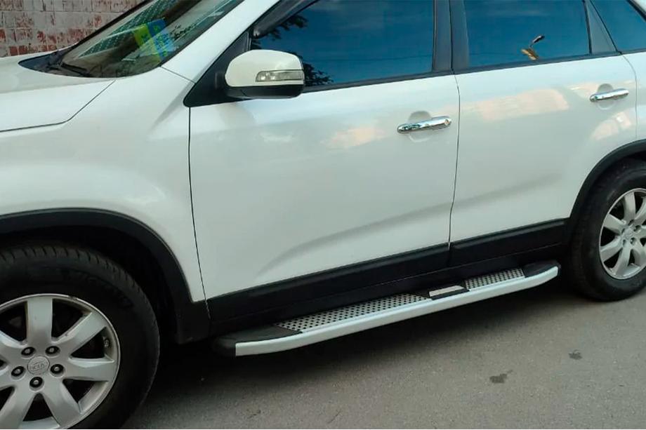 Kia Sorento II XM 2009-2014 Progi Boczne Mevsim Grey (2 szt., Aluminium) Image