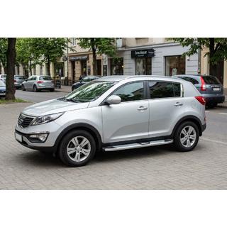 Progi Boczne Mevsim Grey (2 szt., Aluminium) Kia Sportage 2010-2015 zdjęcia 1