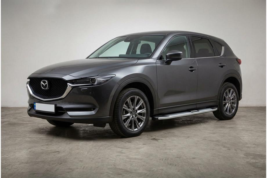 Mazda CX-5 2017–2025 Progi Boczne Mevsim Grey (2 szt., Aluminium) Image