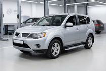 Mitsubishi Outlander 2006-2012 Progi Boczne Mevsim Grey (2 szt., Aluminium) zdjęcia 1