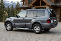 Mitsubishi Pajero Wagon III 1999-2006 Progi Boczne Mevsim Grey (2 szt., Aluminium) zdjęcia 1