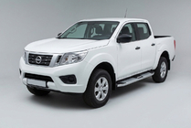 Nissan Navara/NP300 2016- Progi Boczne Mevsim Grey (2 szt., Aluminium) zdjęcia 1