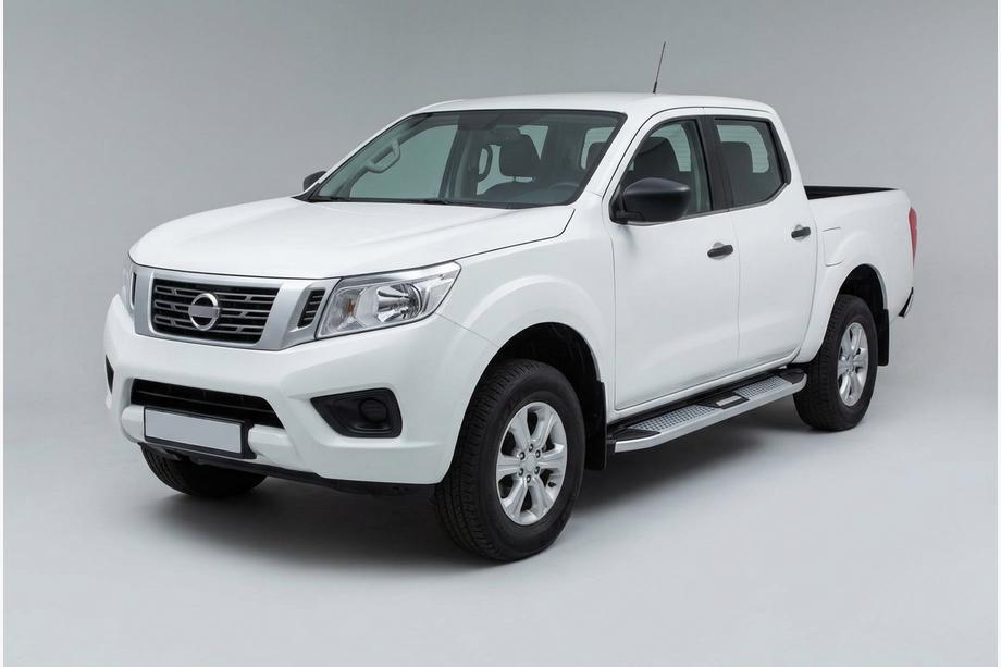 Nissan Navara/NP300 2016- Progi Boczne Mevsim Grey (2 szt., Aluminium) Image