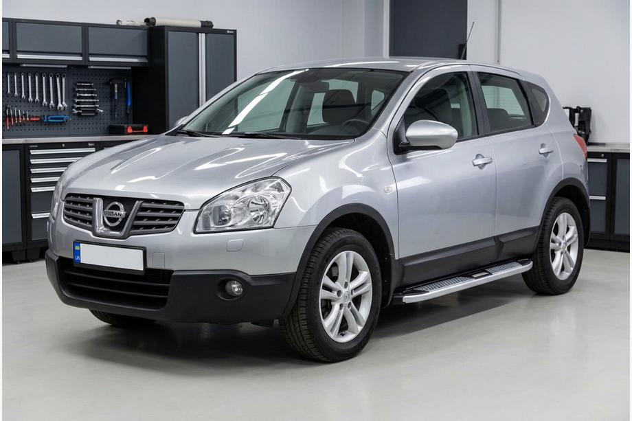 Nissan Qashqai 2007-2010 Progi Boczne Mevsim Grey (2 szt., Aluminium) Image
