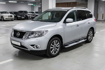 Nissan Pathfinder R52 2012-2021 Progi Boczne Mevsim Grey (2 szt., Aluminium) zdjęcia 1