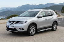 Nissan X-trail T32/Rogue 2014-2021 Progi Boczne Mevsim Grey (2 szt., Aluminium) zdjęcia 1