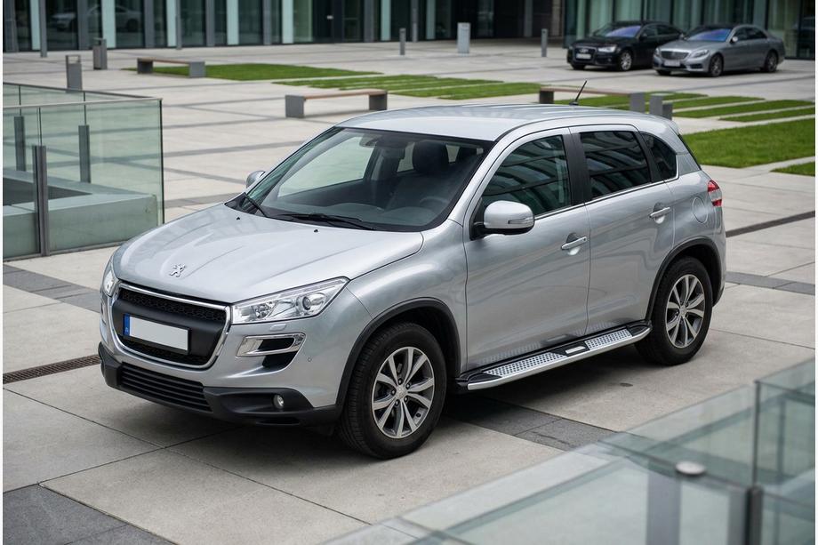 Peugeot 4008 2012-2017 Progi Boczne Mevsim Grey (2 szt., Aluminium) Image