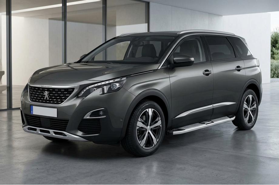 Peugeot 5008 2016-2023 Progi Boczne Mevsim Grey (2 szt., Aluminium) Image