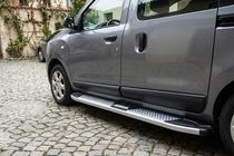 Renault Dokker 2013-2022 Progi Boczne Mevsim Grey (2 szt., Aluminium) zdjęcia 1