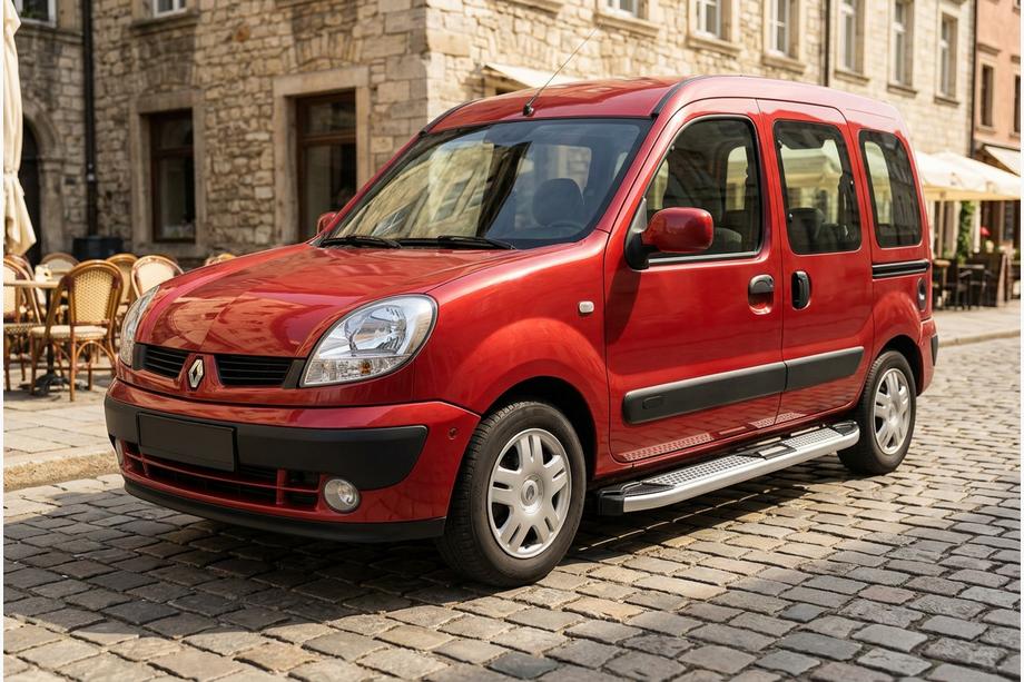 Renault Kangoo 1998-2008 Progi Boczne Mevsim Grey (2 szt., Aluminium) Image