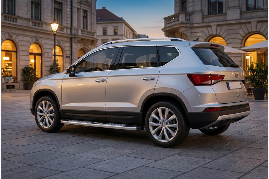 Seat Ateca 2016- Progi Boczne Mevsim Grey (2 szt., Aluminium) Image