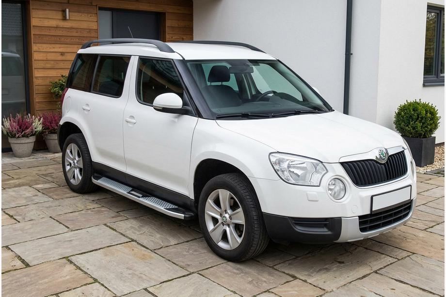 Skoda Yeti 2009-2017 Progi Boczne Mevsim Grey (2 szt., Aluminium) Image