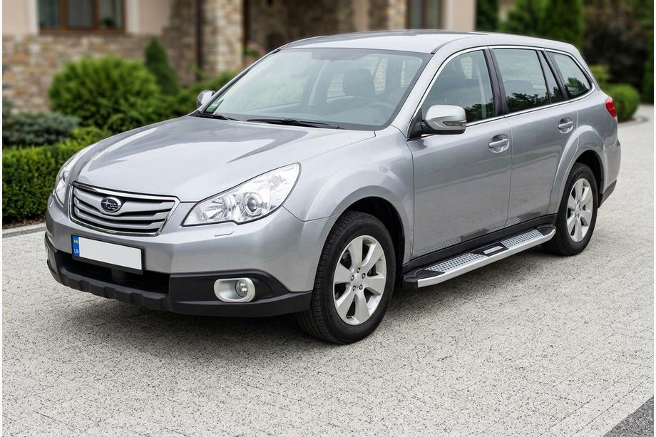 Subaru Outback 2009-2014 Progi Boczne Mevsim Grey (2 szt., Aluminium) Image