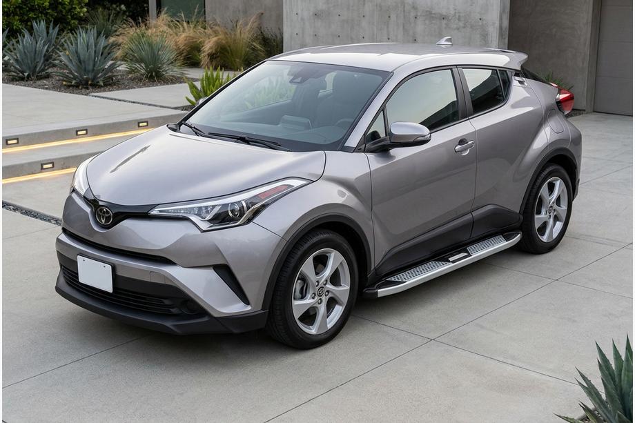 Toyota C-HR 2016-2023 Progi Boczne Mevsim Grey (2 szt., Aluminium) Image