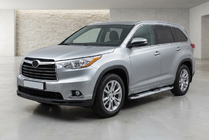 Toyota Highlander 2013-2019 Progi Boczne Mevsim Grey (2 szt., Aluminium) zdjęcia 1