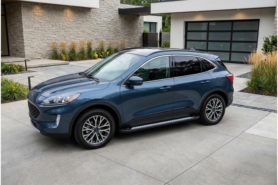 Ford Kuga/Escape 2019- Progi Boczné Vision New Black (2 szt., Aluminium) Image