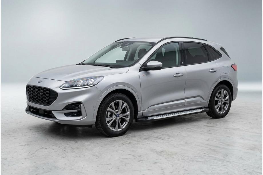 Ford Kuga/Escape 2019- Progi boczne Allmond Grey (2 szt., aluminium) Image