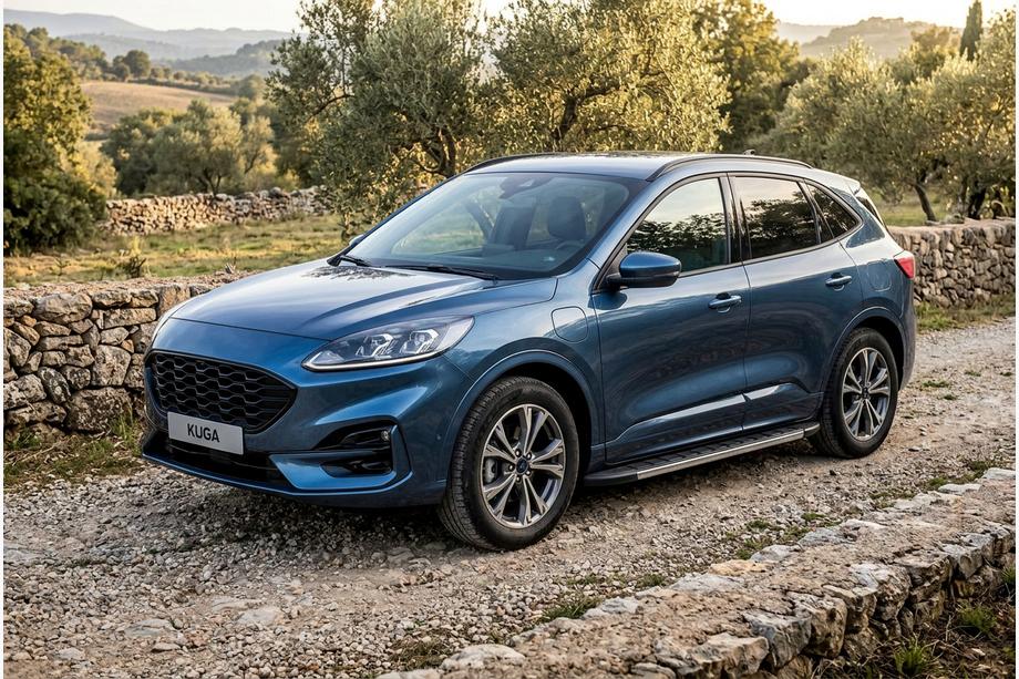 Ford Kuga/Escape 2019- Progi Boczné Duru (2 szt., Aluminium) Image