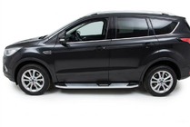 Ford Kuga/Escape 2013-2019 Progi Boczne Mevsim Grey (2 szt., Aluminium) Z listwami na drzwiach zdjęcia 1