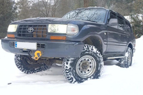 Toyota Land Cruiser 80 1990-1997 Progi Boczné Maya V1 (2 szt., Aluminium) zdjęcia 7