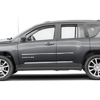 Listwy Drzwiowe OmsaLine Stal Nierdzewna Jeep Compass 2006-2016 zdjęcia 1
