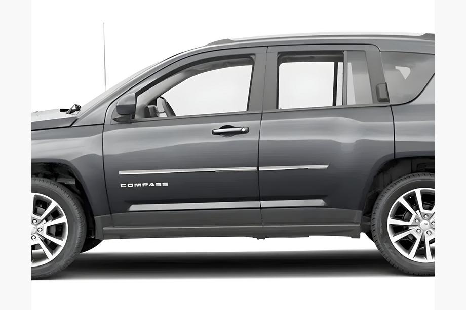 Jeep Compass 2006-2016 Listwy Drzwiowe OmsaLine Stal Nierdzewna Image