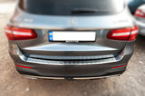 Mercedes GLC X253 2015-2022 Nakładka na tylny zderzak Carmos (2015-2019, stal nierdzewna) zdjęcia 4