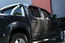 Nissan Navara 2006-2015 Deflektory Okien (4 szt, HIC) zdjęcia 2