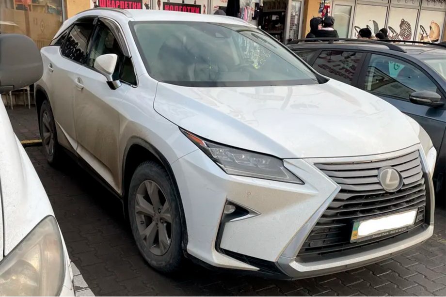 Lexus RX 2016-2022 Deflektory szyb z listwą chromowaną LONG (4 szt, HIC) Zdjęcia 3