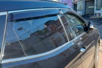 Hyundai Santa Fe 4 2018-2023 Deflektory szyb z listwą chromowaną (4 szt, HIC) zdjęcia 2
