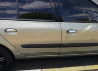 Renault Symbol 1999-2008 Nakładki na Klamek Chromowane (Stal Nierdzewna) zdjęcia 2