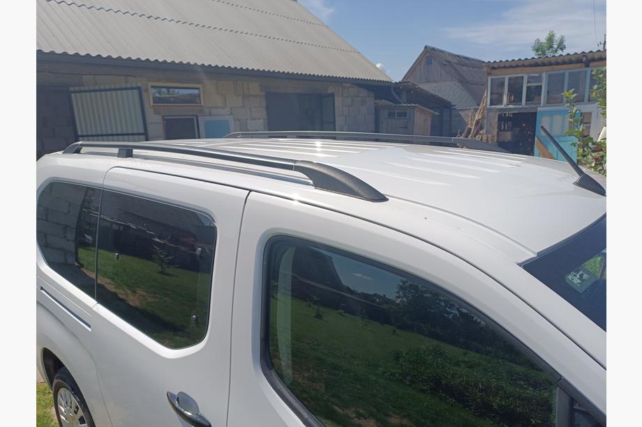 Opel Combo 2019- Relingi dachowe OmsaLine Solid (2 szt, czarne) Image