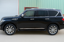 Nissan Armada 2016-2024 Listwy drzwiowe (4 szt, chrom) zdjęcia 3