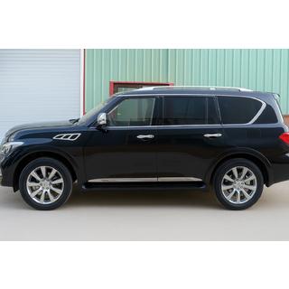 Listwy drzwiowe (4 szt, chrom) Nissan Armada 2016-2024 zdjęcia 3