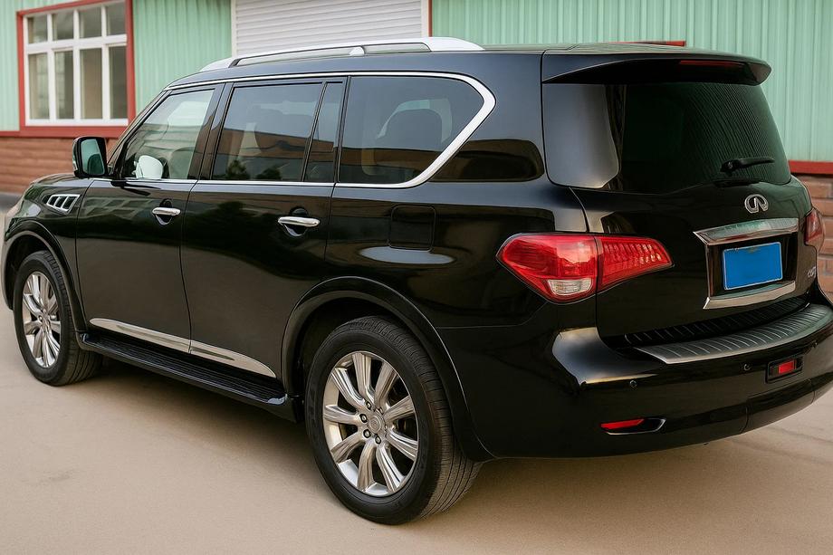Nissan Armada 2016-2024 Listwy drzwiowe (4 szt, chrom) Image