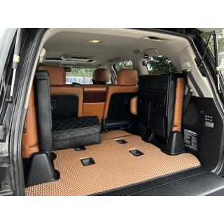 Dywanik bagażnika 2 szt (EVA, 7 miejsc, ceglasty) Lexus LX570/450d 2008-2022 zdjęcia 2