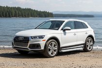 Audi Q5 2017-2025 Progi Boczne Maya V2 (2 szt., Aluminium) zdjęcia 1