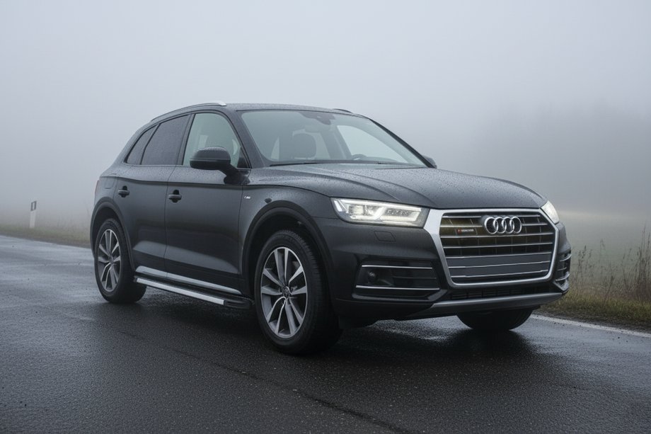 Audi Q5 2017-2025 Progi Boczné Maya V1 (2 szt., Aluminium) Image