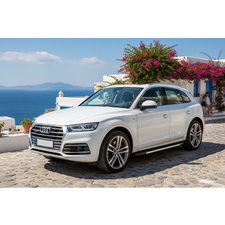 Progi Boczné Duru (2 szt., Aluminium) Audi Q5 2017-2025 zdjęcia 1