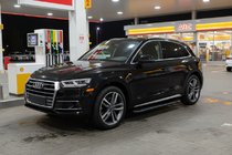 Audi Q5 2017-2025 Progi Boczné Bosphorus Black (2 szt., Aluminium) zdjęcia 1