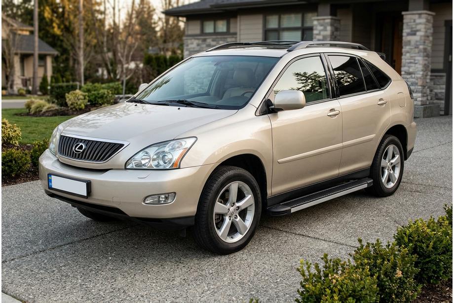 Lexus RX 2003-2009 Progi Boczné Maya V1 (2 szt., Aluminium) Image